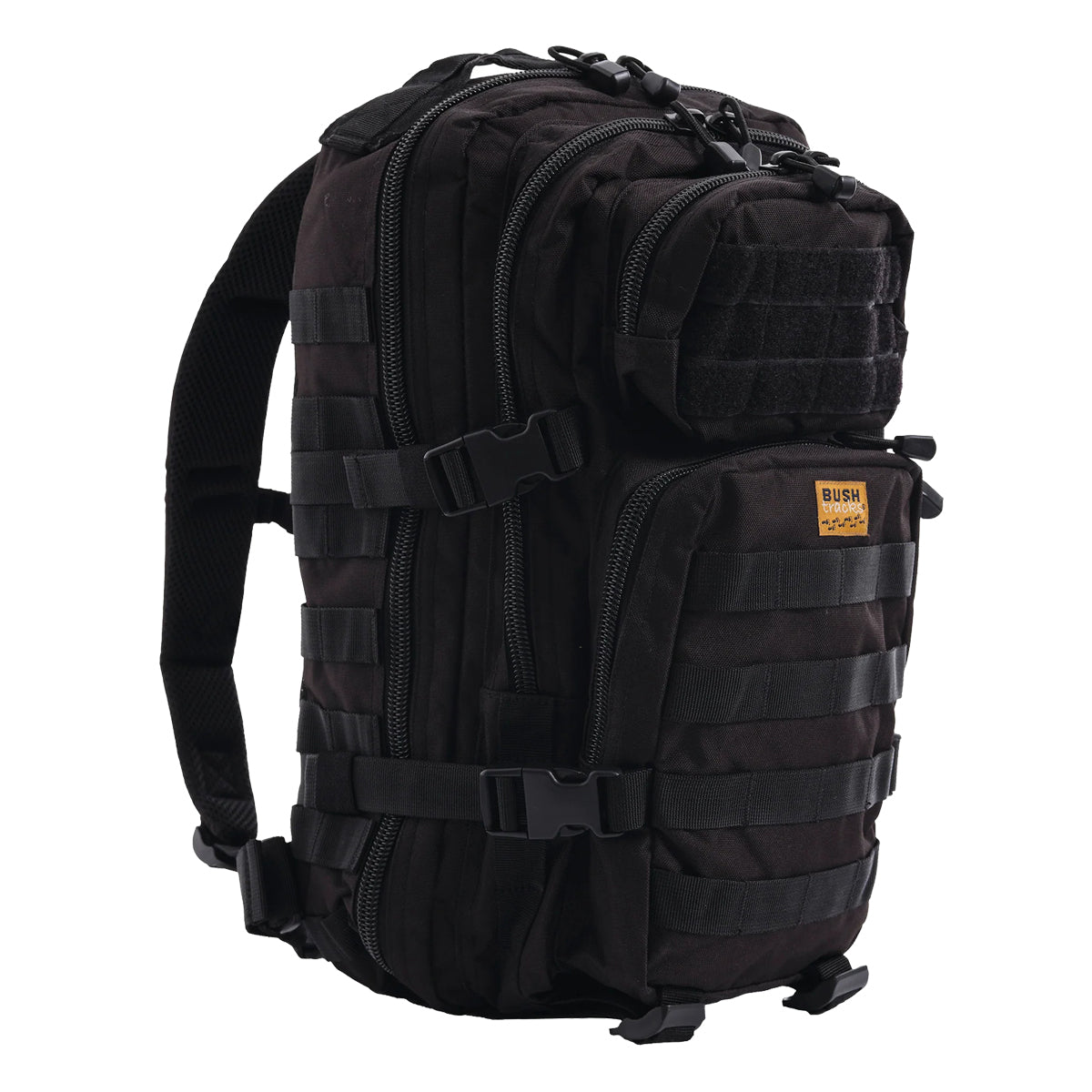 Bush Tracks Assault Molle Back Pack 1 Black 30L