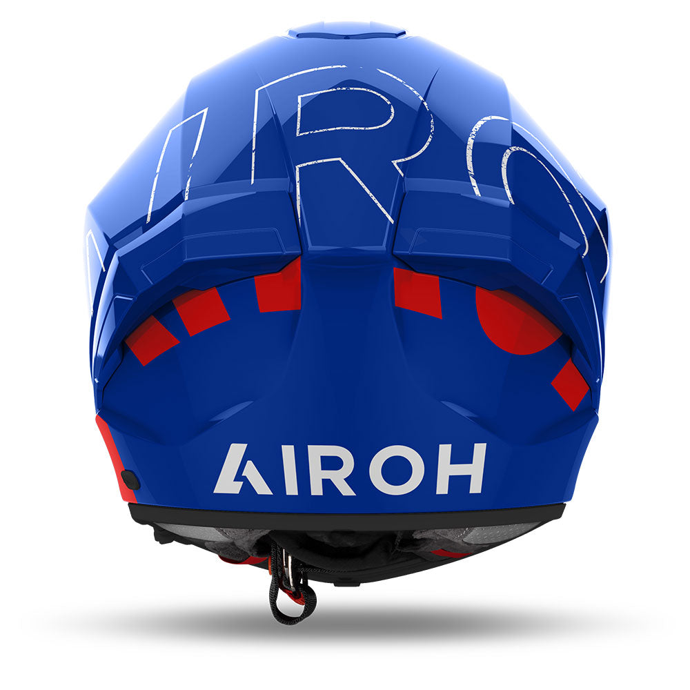 Airoh Road Motorcycle Helmet Matryx Scope Blue / Red Gloss