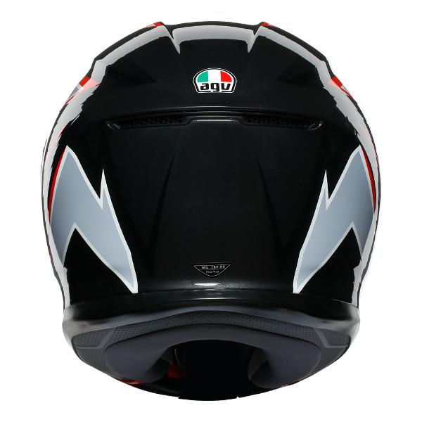 AGV Motorcycle Full Face helmet K6 Flash Matt Black/Grey/Red