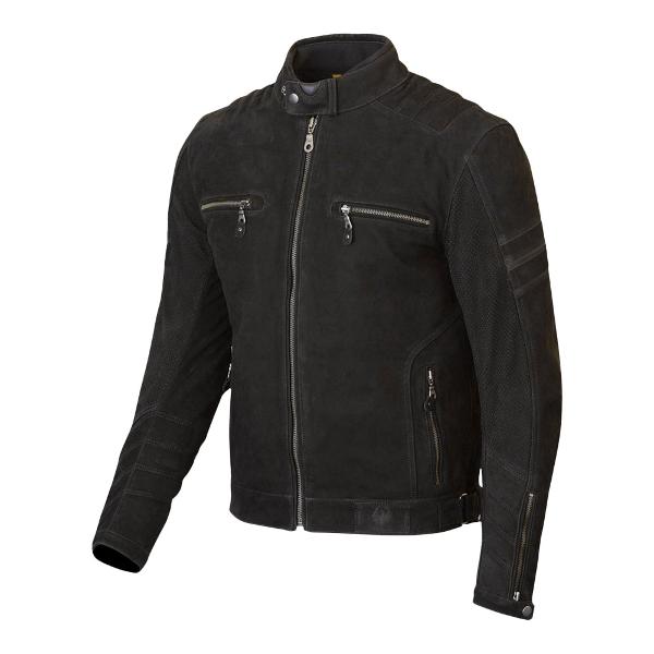 MERLIN Mens Motorcycle Textile Jacket Miller Black