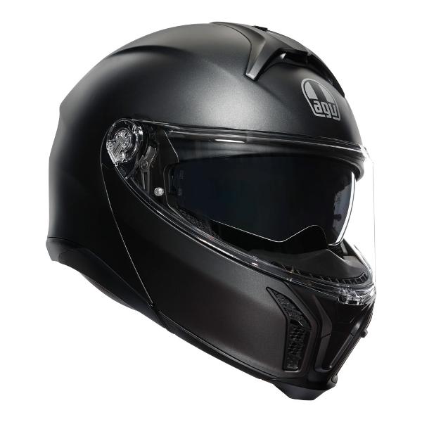 AGV Mens Motorcycle Tour modular helmet Matt Black