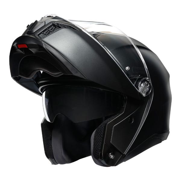 AGV Mens Motorcycle Tour modular helmet Matt Black