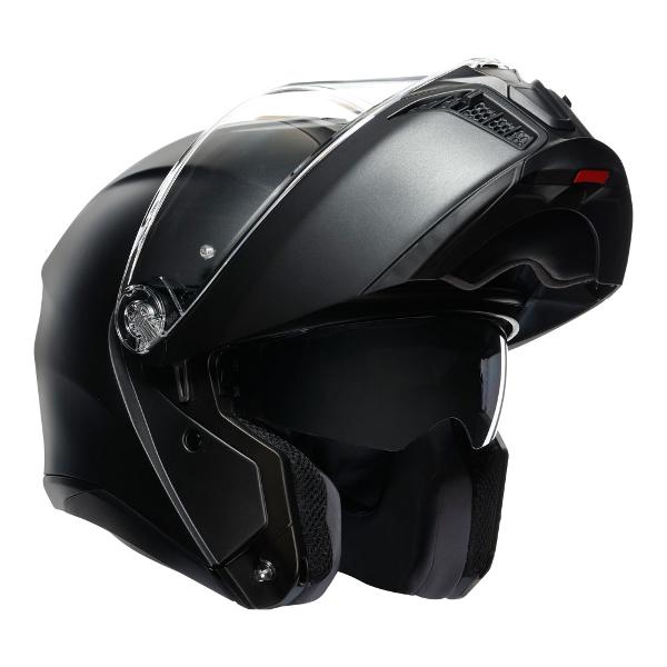 AGV Mens Motorcycle Tour modular helmet Matt Black