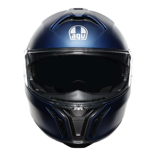 AGV Mens Motorcycle Tour modular helmet Galassia Matt Blue