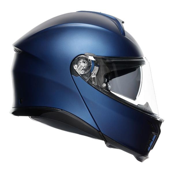 AGV Mens Motorcycle Tour modular helmet Galassia Matt Blue