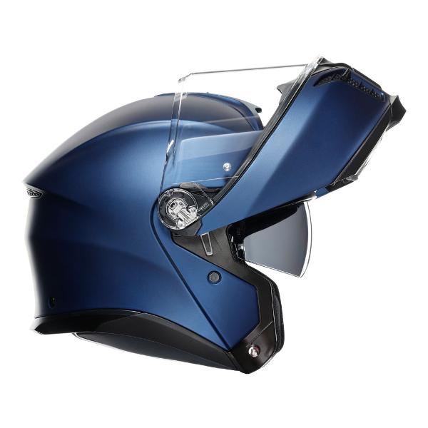 AGV Mens Motorcycle Tour modular helmet Galassia Matt Blue