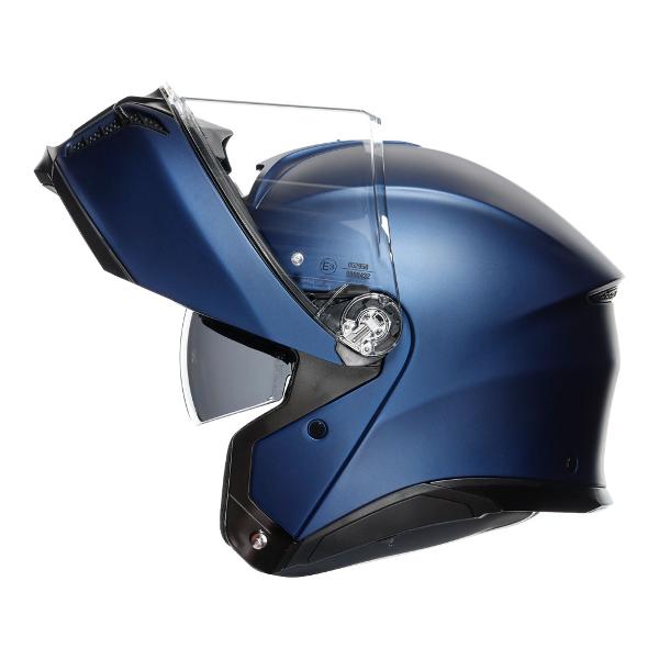 AGV Mens Motorcycle Tour modular helmet Galassia Matt Blue