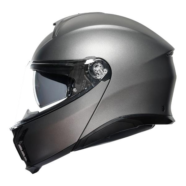 AGV Mens Motorcycle Tour modular helmet Luna Matt Grey