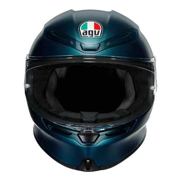 AGV Mens Motorcycle Full Face helmet K6 Petrolio Matt