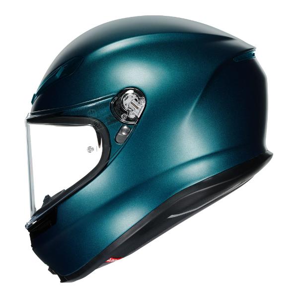 AGV Mens Motorcycle Full Face helmet K6 Petrolio Matt