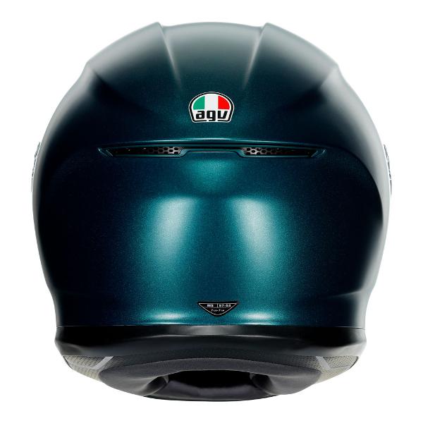 AGV Mens Motorcycle Full Face helmet K6 Petrolio Matt