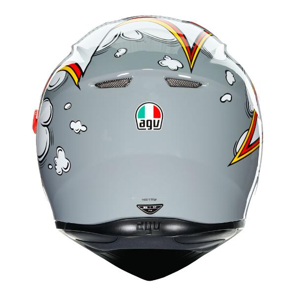 AGV Mens Motorcycle Road Helmet K3 SV Bubble Grey/White