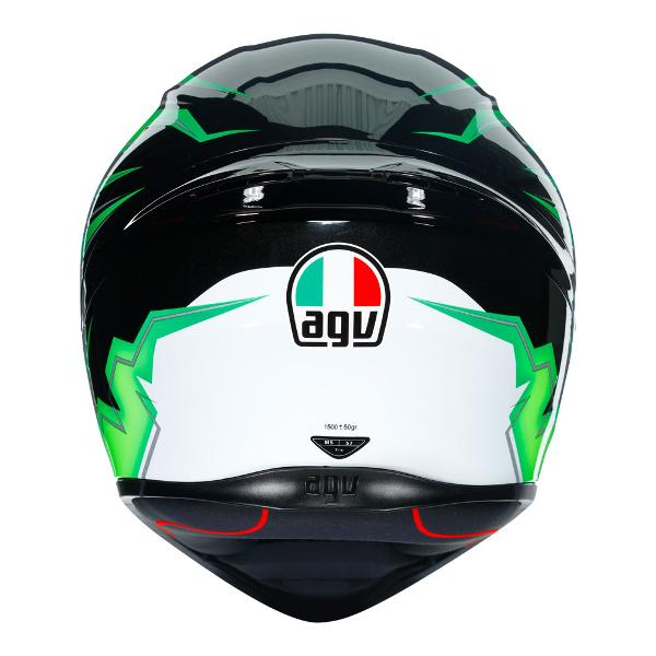 AGV Mens Motorcycle Sport Helmet K1 Kripton Black/Green