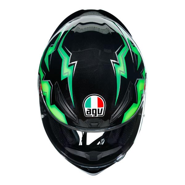 AGV Mens Motorcycle Sport Helmet K1 Kripton Black/Green