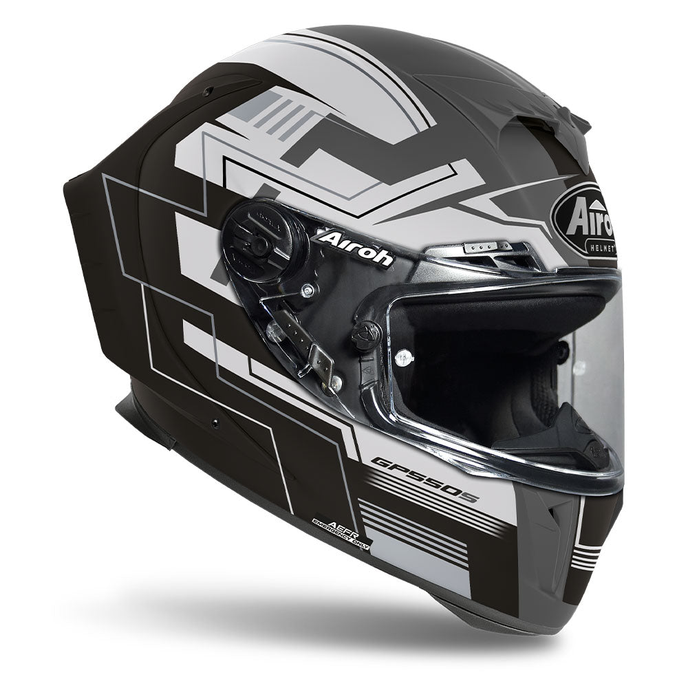 Airoh Road Motorcycle Helmet GP550-S Challenge Black Matt