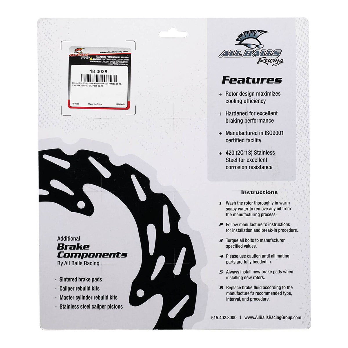 Brake Disc 18-0038