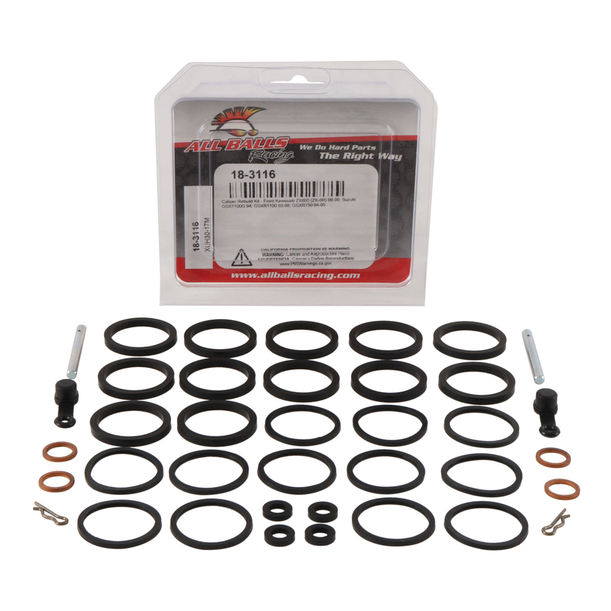All Balls Racing Calliper Rebuild Kit (18-3116)