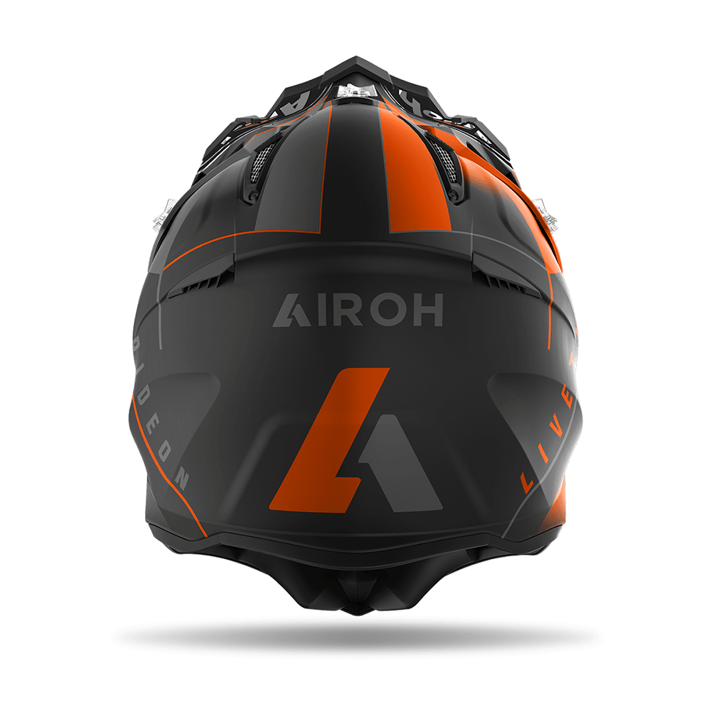 Airoh Motorbike Off Road Helmet Aviator Ace Amaze Orange Matt