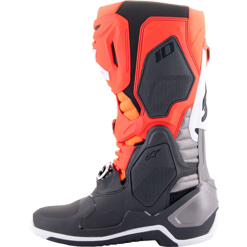 Alpinestars 2024 Tech 10 Black / Red / Orange Boots