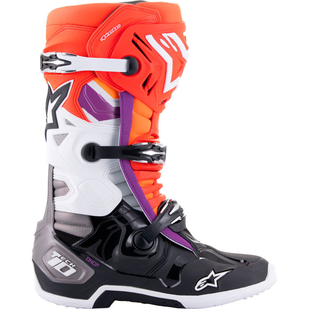 Alpinestars 2024 Tech 10 Black / Red / Orange Boots