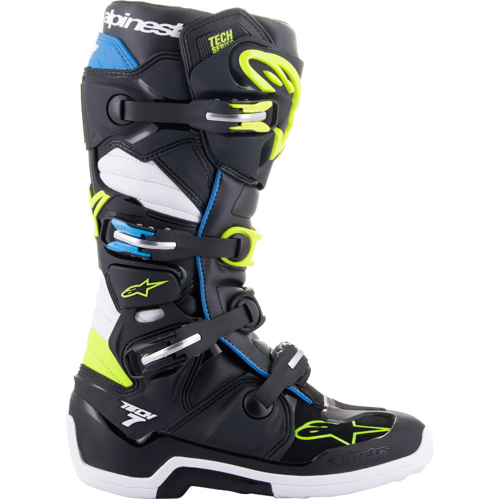 Alpinestars 2024 Tech 7 Black / Blue / Fluro Boots