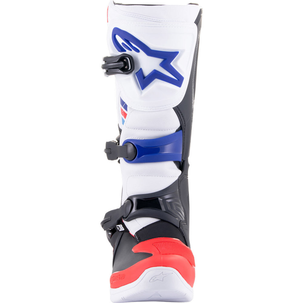 Alpinestars 2024 Tech 3 White / Dark Blue / Red Boots