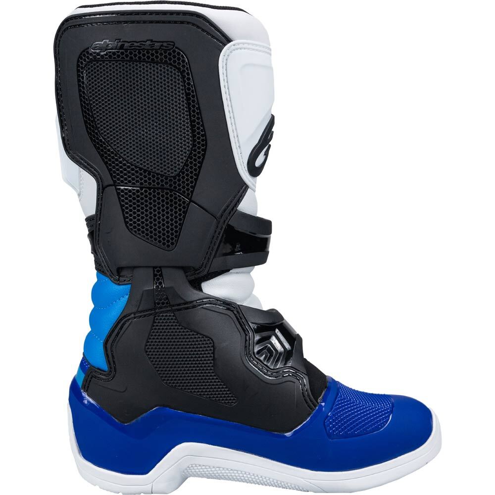 Alpinestars 2024 Tech 3s White / Black Enamel / Blue Kids Boots