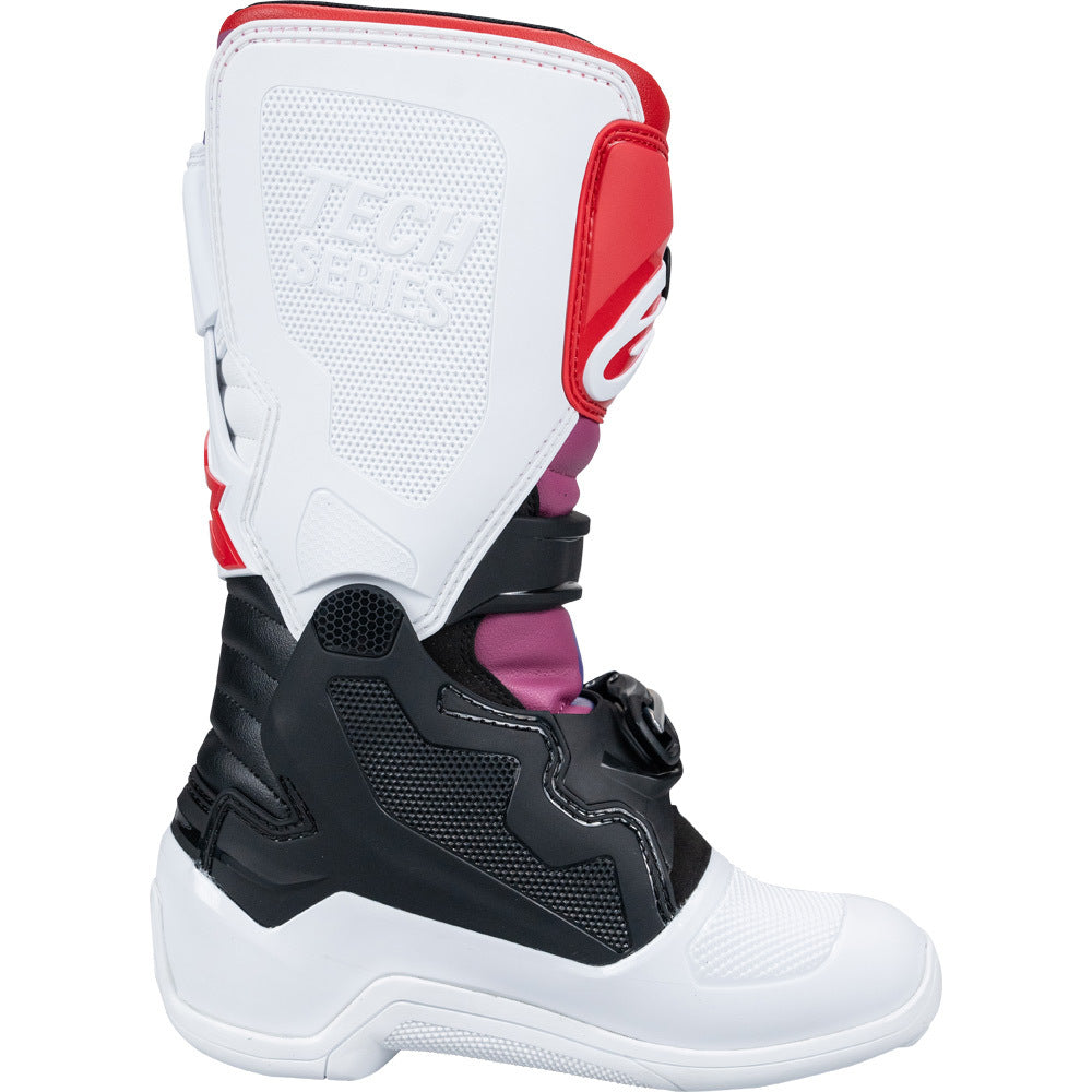 Alpinestars 2024 Tech 7S Black / White / Rainbow Kids Boots