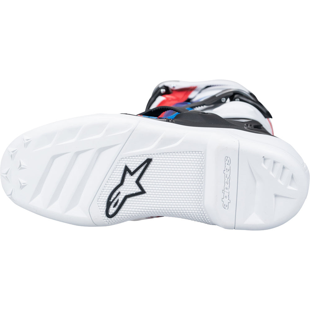 Alpinestars 2024 Tech 7S Black / White / Rainbow Kids Boots