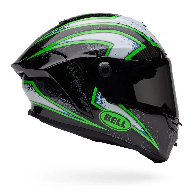 Bell Motorcycle Full Face Race Star DLX Xenon Helmet Black Kryp