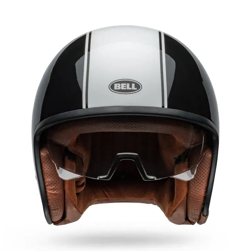 Bell Motorcycle TX 501 Rally Open Face Helmet Black Grey