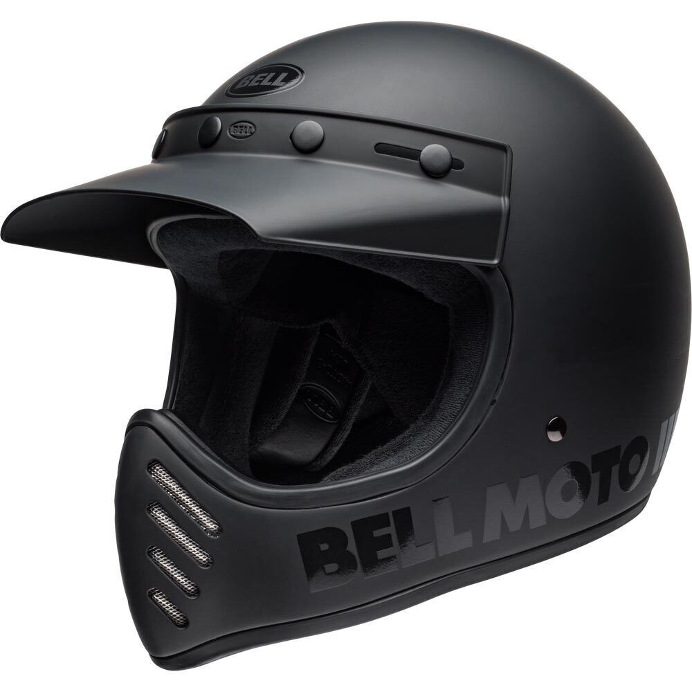 Bell Motorcycle Moto 3 Classic Helmet Matt Black