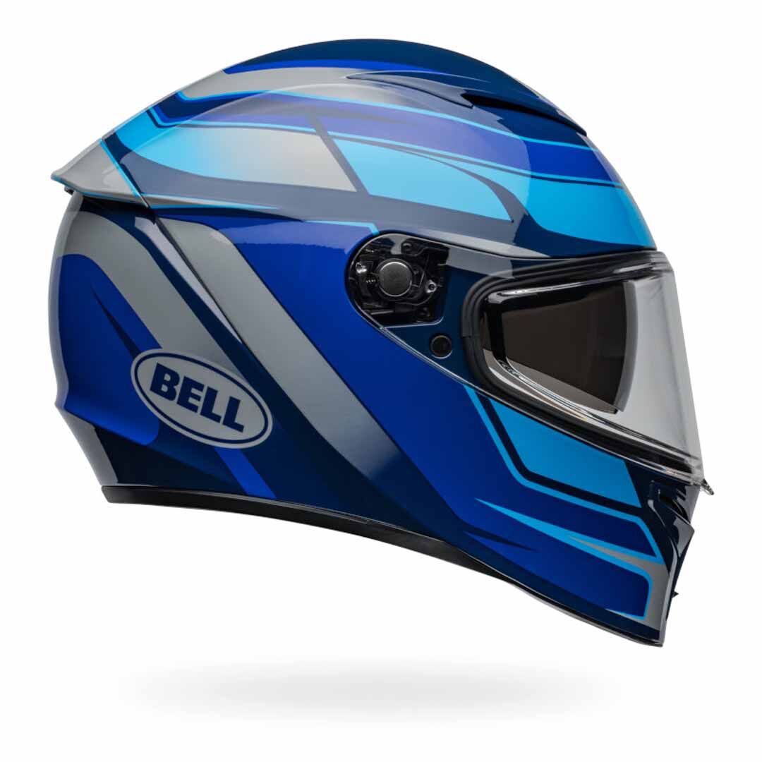 Bell Motorcycle Full Face Lithium MIPS Helmet Podium Blue