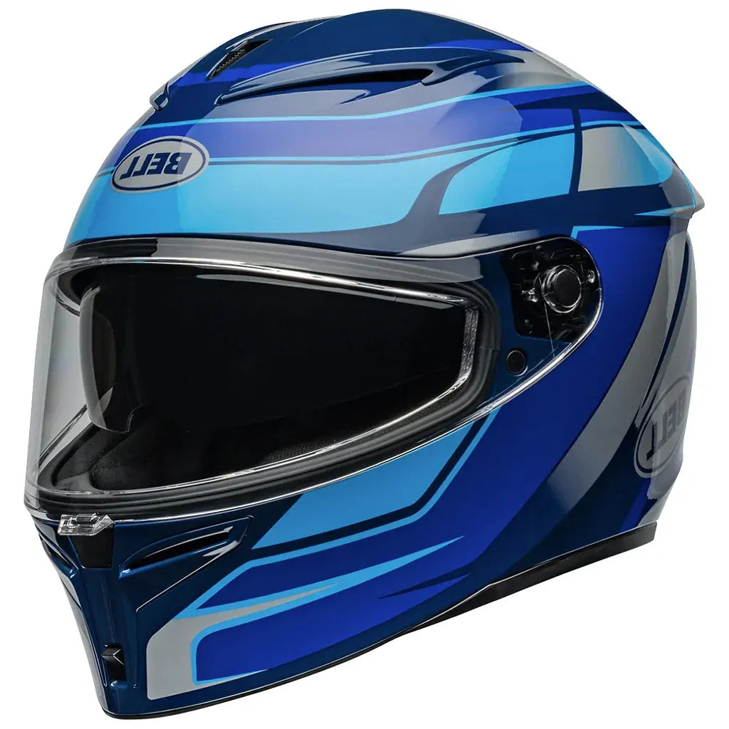 Bell Motorcycle Full Face Lithium MIPS Helmet Podium Blue