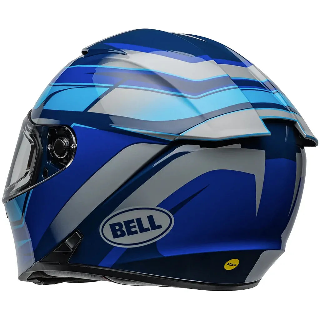 Bell Motorcycle Full Face Lithium MIPS Helmet Podium Blue