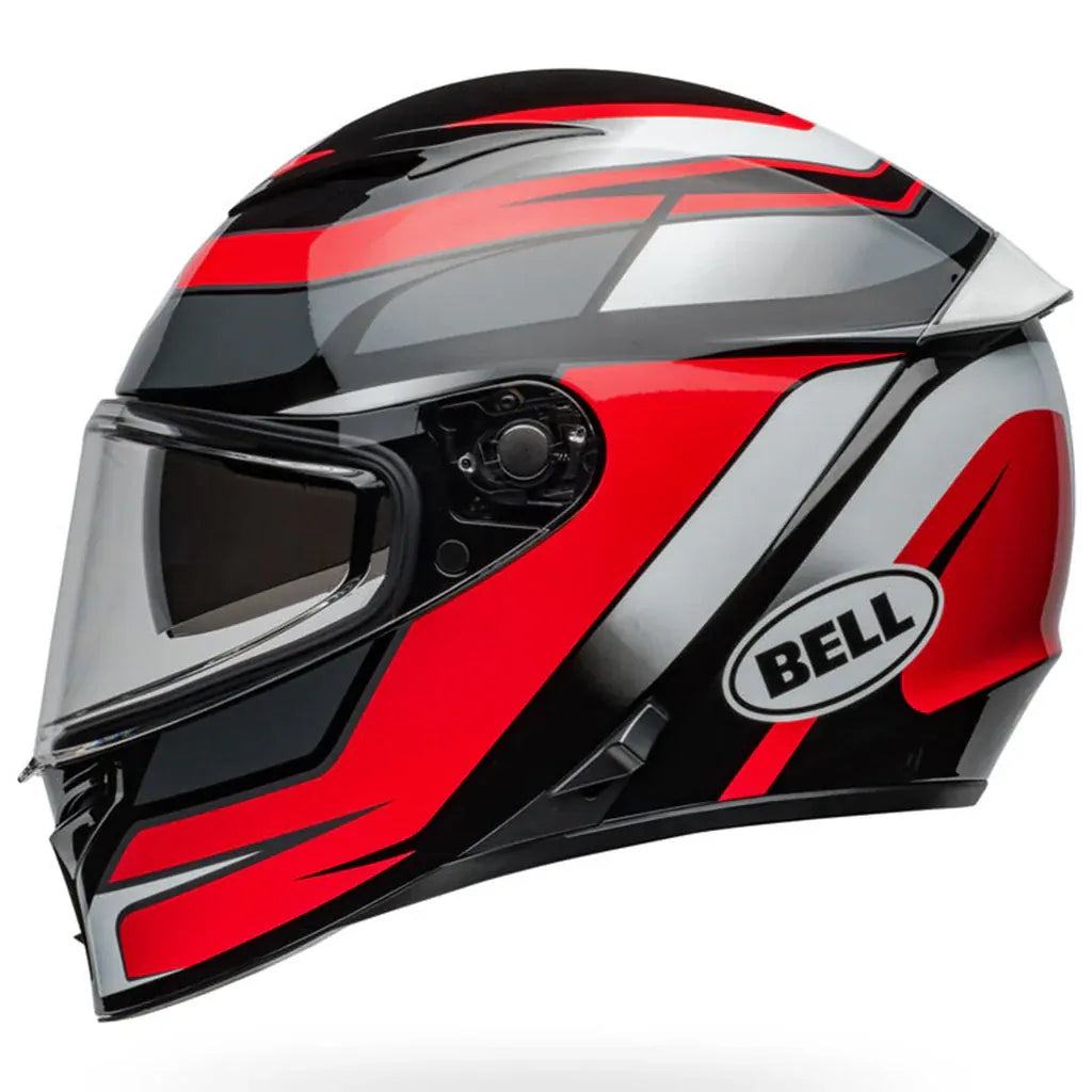 Bell Motorcycle Full Face Lithium MIPS Helmet Podium Blk Red