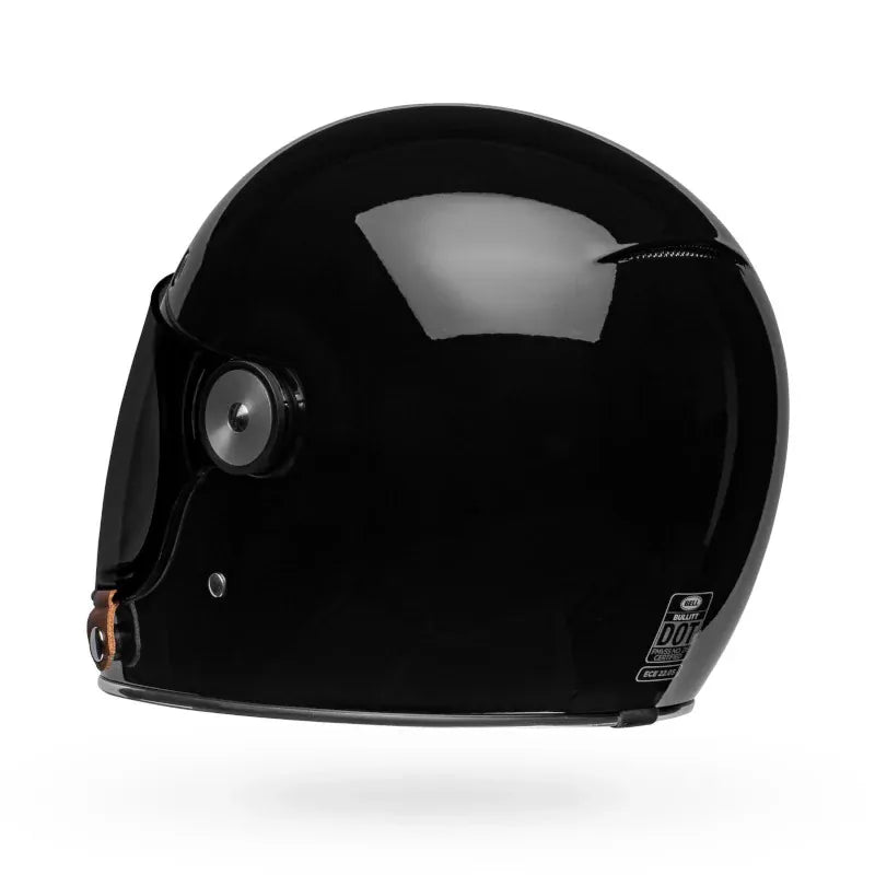 Bell Motorcycle Full Face Bullitt GT Retro Helmet Black