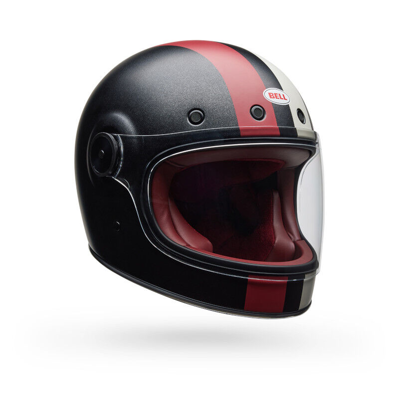 Bell Motorcycle Full Face Bullitt GT Command Retro Helmet BW