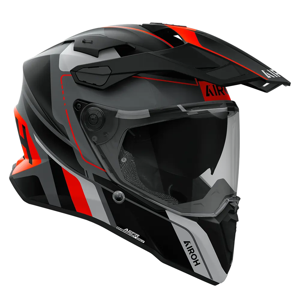 Airoh adventure Motorcycle Helmet Commander 2 Skip Orange Matt