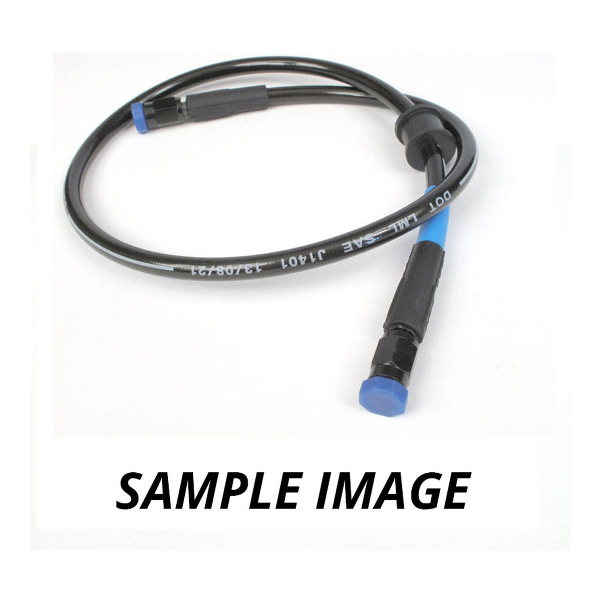 Whites Premade Brake Line - 1350mm - (Dark Smoke)