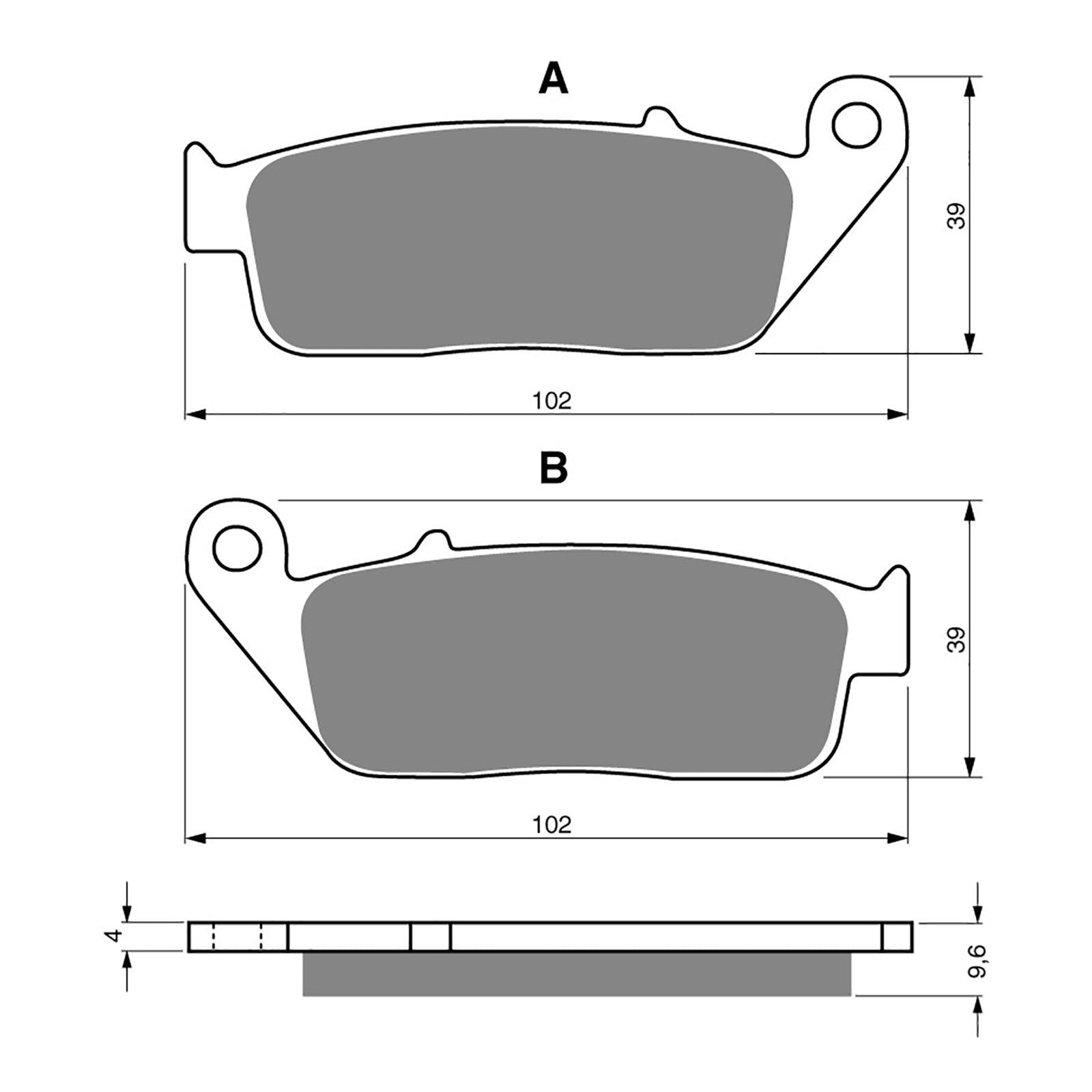 GOLDfren Brake Pads Sintered Sports GF014 - S3 (PH48)