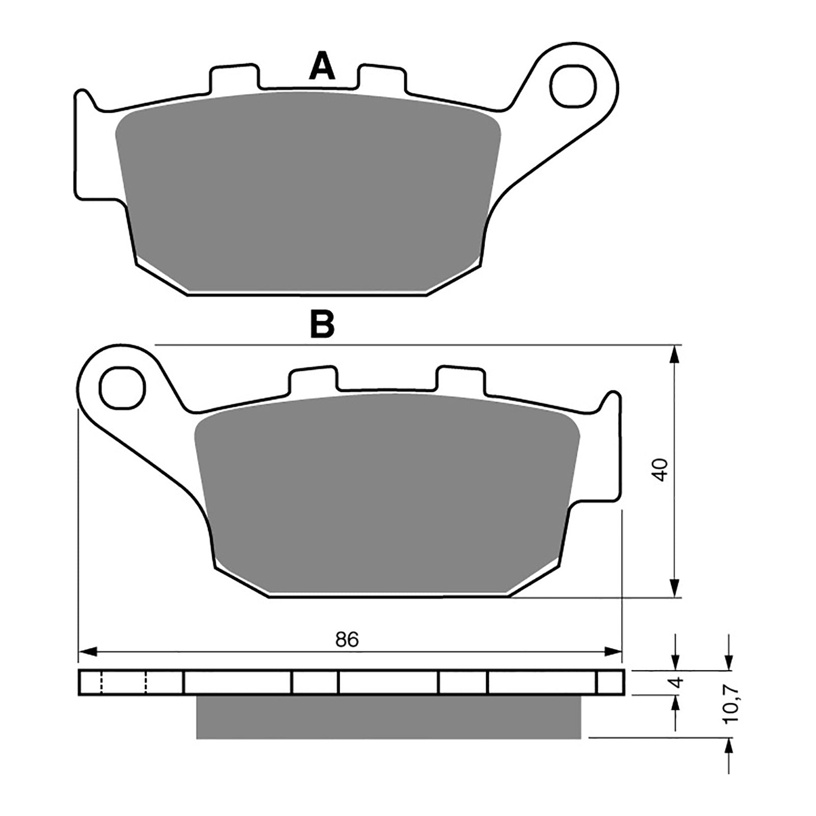 GOLDfren Brake Pads Sintered Sports GF020 - S3 (PH61)
