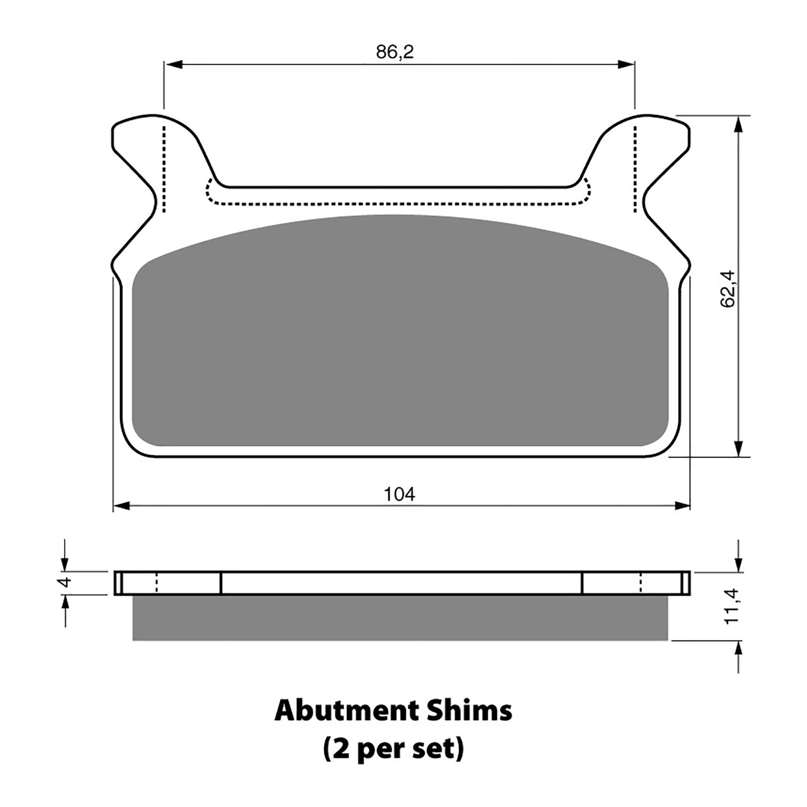 GOLDfren Brake Pads Sintered Sports GF063 - S3 (PH157)