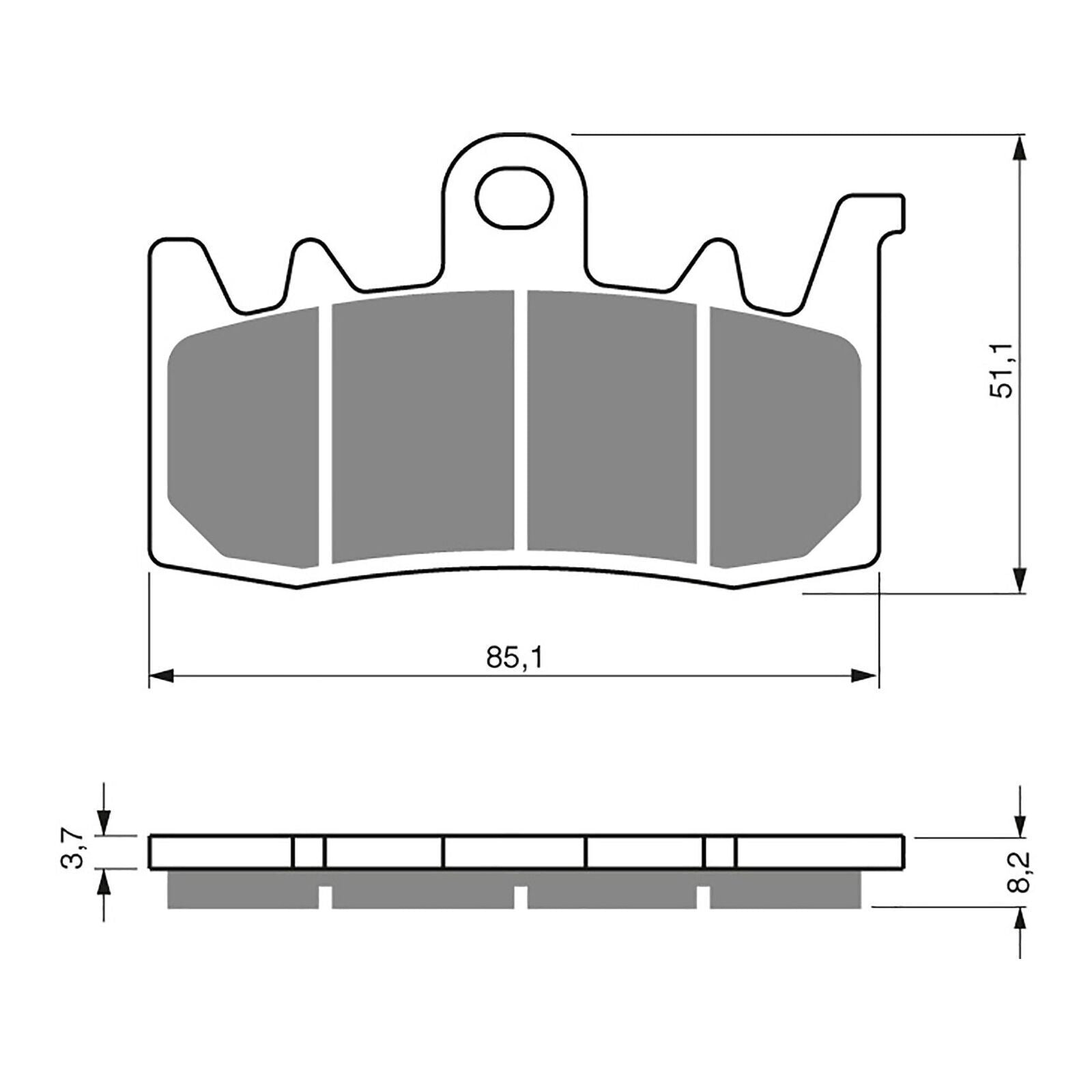 GOLDfren Brake Pads GF328 - S33