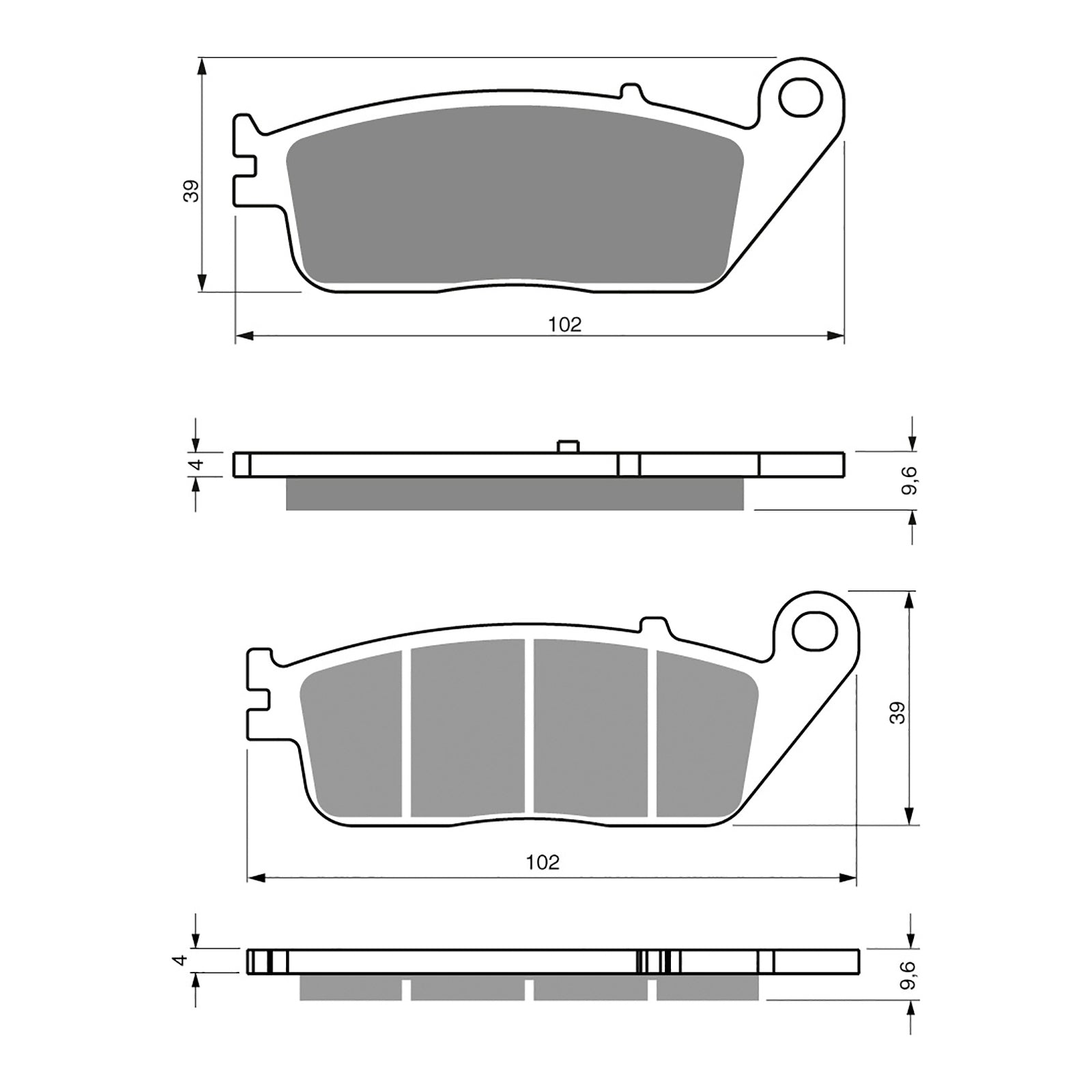 GOLDfren Brake Pads GF333 - S3