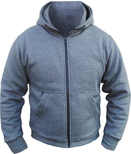 Bikers Gear Australia Alpha Protective Motorcycle Hoodie Grey