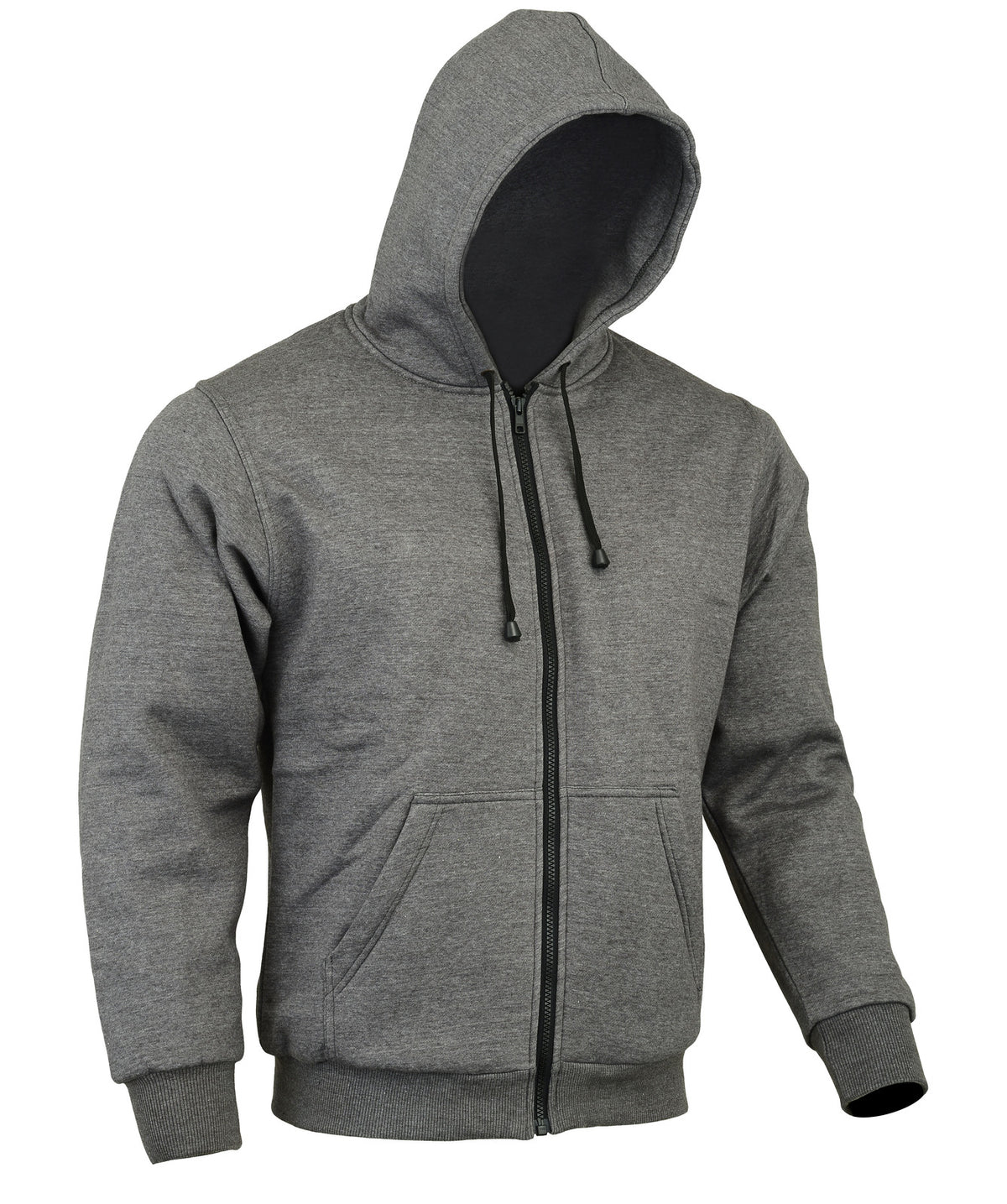 Bikers Gear Australia Alpha Protective Motorcycle Hoodie Grey