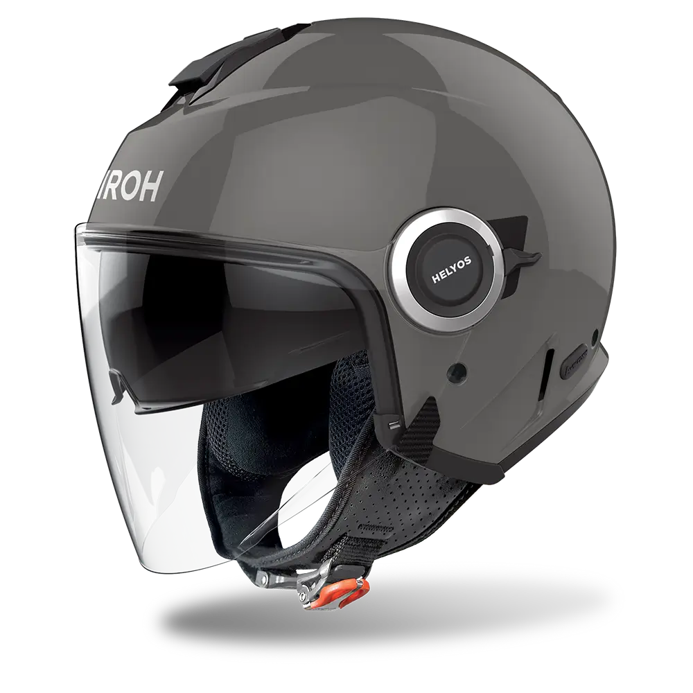 Airoh Urban Jet Motorcycle Helmet Helyos Dark Grey Gloss