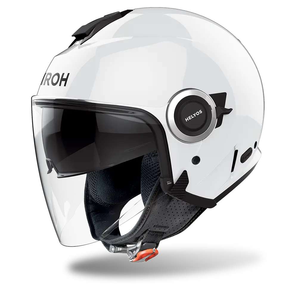 Airoh Urban Jet Motorcycle Helmet Helyos White Gloss