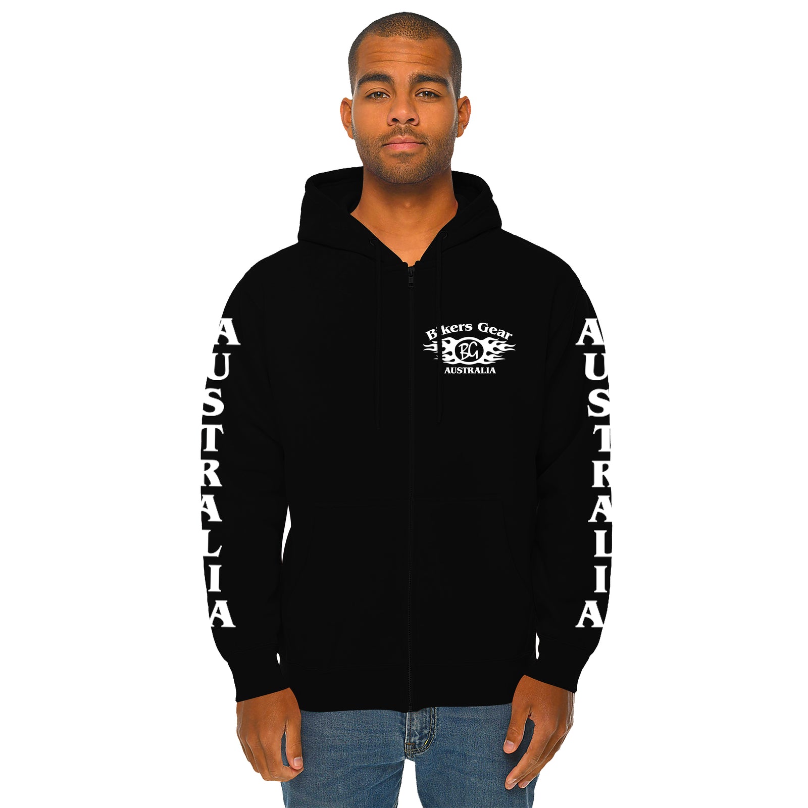 bikers gear australia hoodie Bikers Gear Australia Printed Protective Motorcycle kevlar Hoodie